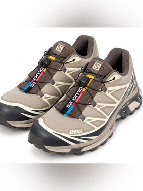 Salomon S/LAB XT6  Trail Shoes - Tan with brown Mens 8 women’s 9